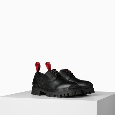 Black Men's Karl Lagerfeld Cara Loves Karl Derby Shoes Sneakers | AE054IXYZ