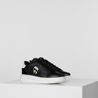 Black Men's Karl Lagerfeld K/Ikonik Kapri Sneakers | AE948VXHD