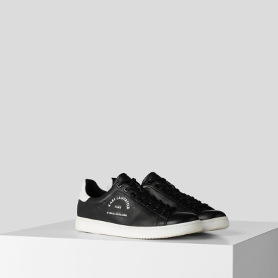 Black Men's Karl Lagerfeld Kourt Ii Maison Karl Sneakers | AE032NIOM