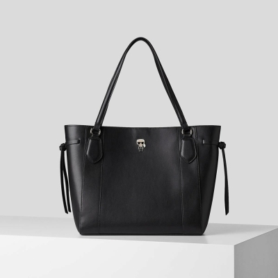 Black Women's Karl Lagerfeld K/Ikonik Leather Tote Bags | AE950XPLO