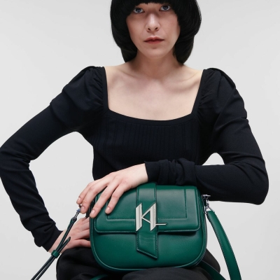 Black Women's Karl Lagerfeld K/Saddle Shoulder Bags | AE129LVGT