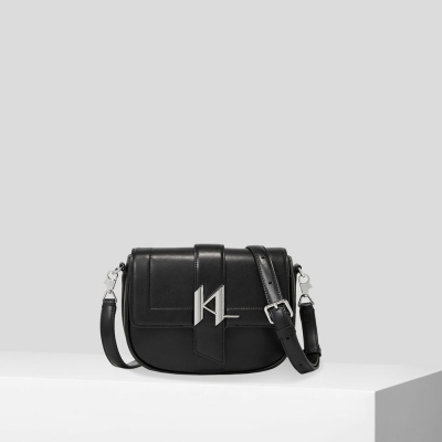 Black Women's Karl Lagerfeld K/Saddle Shoulder Bags | AE293VNQO