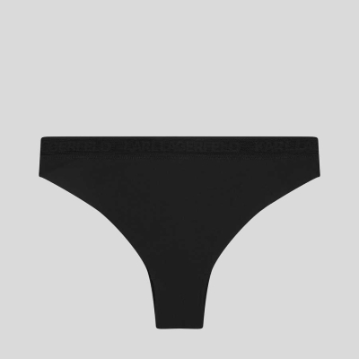 Black Women's Karl Lagerfeld Ultra-light Brazilian Briefs Underwear | AE298ENJZ