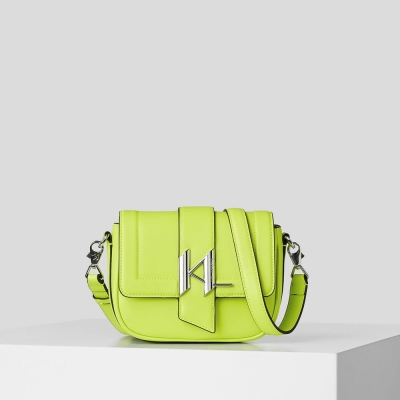 Light Green Women's Karl Lagerfeld K/Saddle Small Shoulder Bags | AE651SVQI