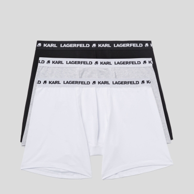 Multicolor Men's Karl Lagerfeld Logo Boxers - 3 Pack Underwear | AE857AQWM