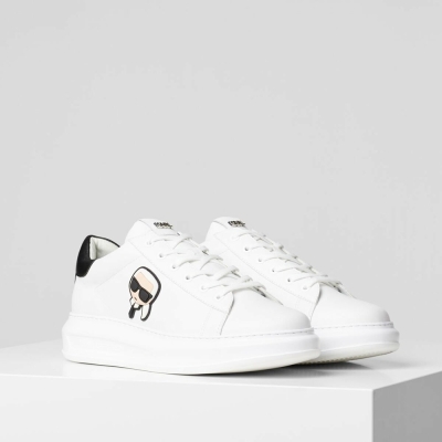 White Men's Karl Lagerfeld K/Ikonik Kapri Sneakers | AE596MGJN