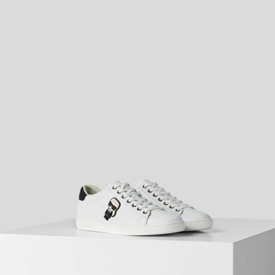 White Men's Karl Lagerfeld Kourt 2 Karl Ikonik 3d Sneakers | AE342MPEV