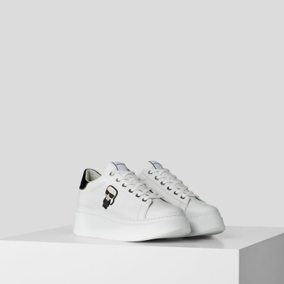 White Women's Karl Lagerfeld K/Ikonik Anakapri Sneakers | AE280OXEJ