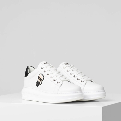 White Women's Karl Lagerfeld K/Ikonik Kapri Sneakers | AE597AGMX