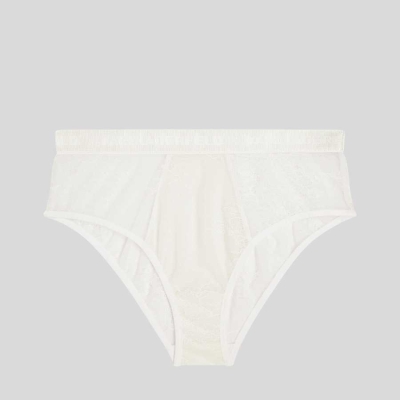 White Women's Karl Lagerfeld Lace Culottes Underwear | AE129JDWK