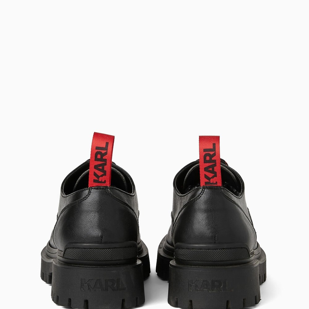 Black Men's Karl Lagerfeld Cara Loves Karl Derby Shoes Sneakers | AE054IXYZ