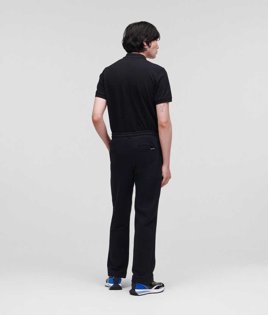 Black Men's Karl Lagerfeld Ikonik Tailored Sweatpants | AE801IQUY