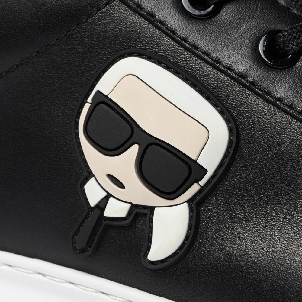 Black Men's Karl Lagerfeld K/Ikonik Kapri Sneakers | AE962SJBI