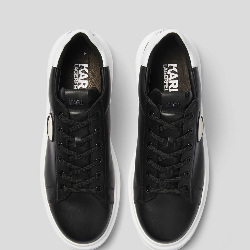 Black Men's Karl Lagerfeld K/Ikonik Kapri Sneakers | AE962SJBI