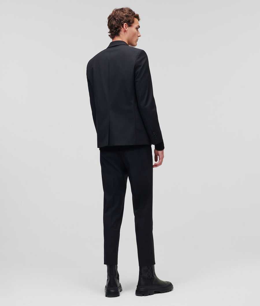 Black Men's Karl Lagerfeld K/Tailored Blazers | AE754WTJV