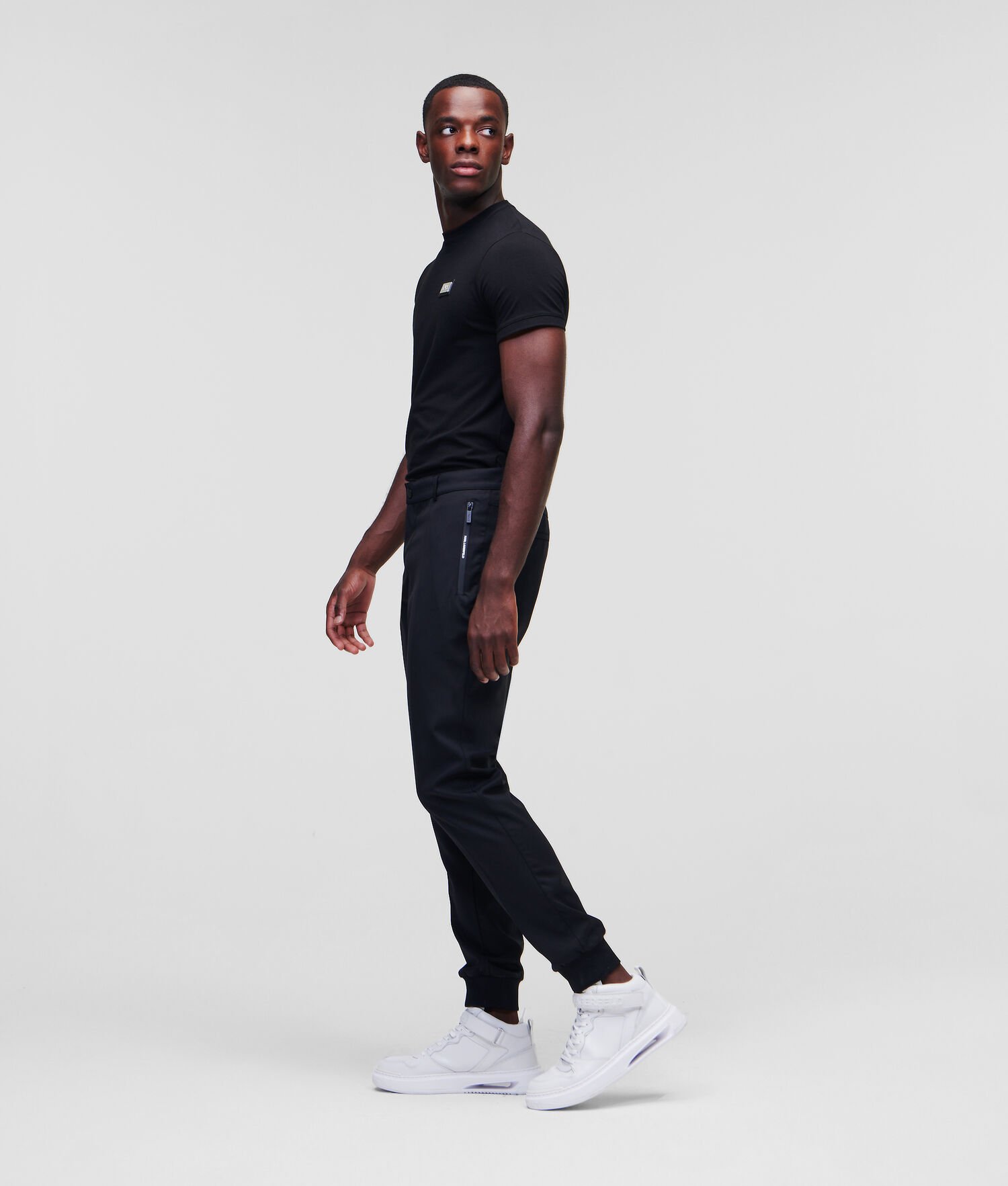 Black Men's Karl Lagerfeld K/Tailored Pants | AE942NGRO