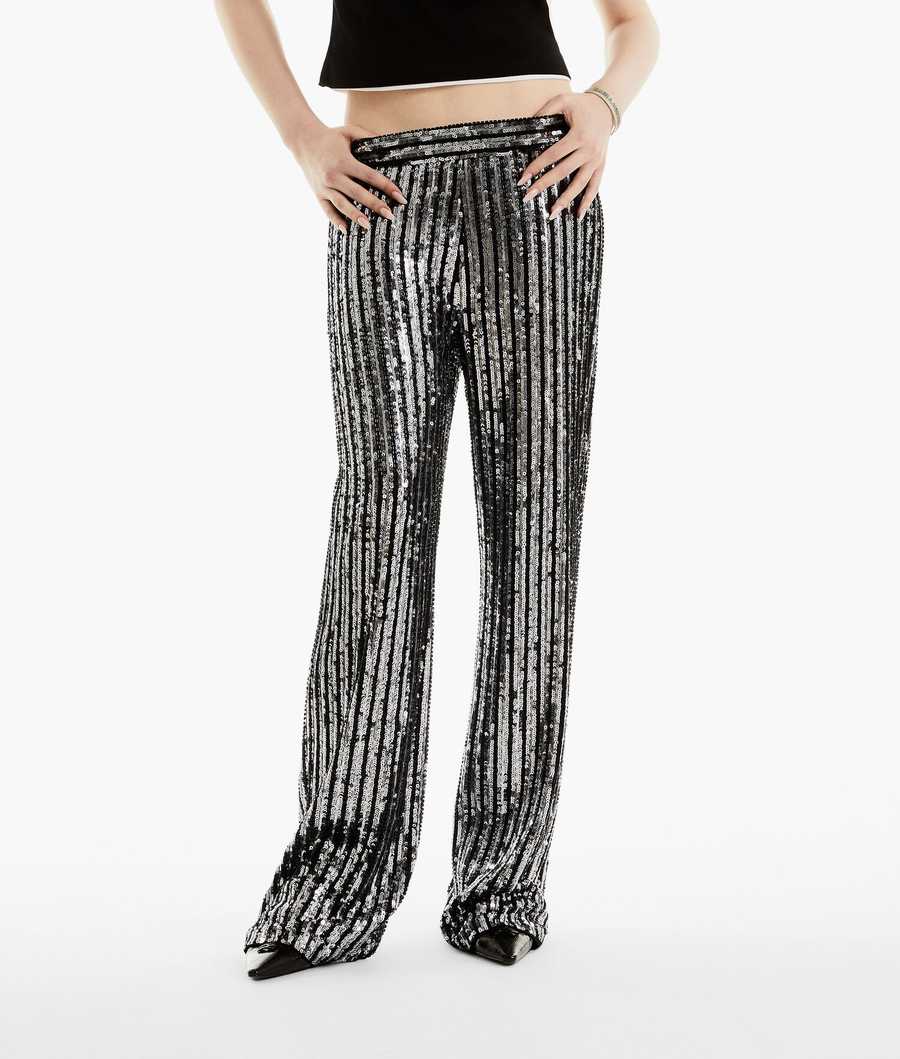 Black Men's Karl Lagerfeld Karl Lagerfeld X Alled-martinez Pants | AE021NLJU