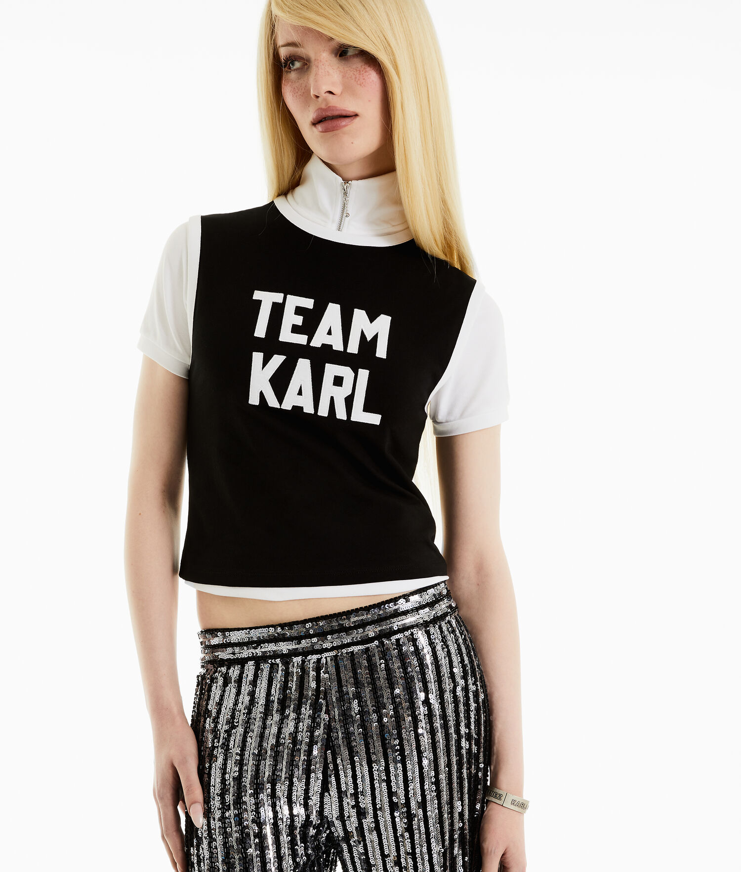 Black Men's Karl Lagerfeld Karl Lagerfeld X Alled-martinez T-Shirts | AE894ESAU