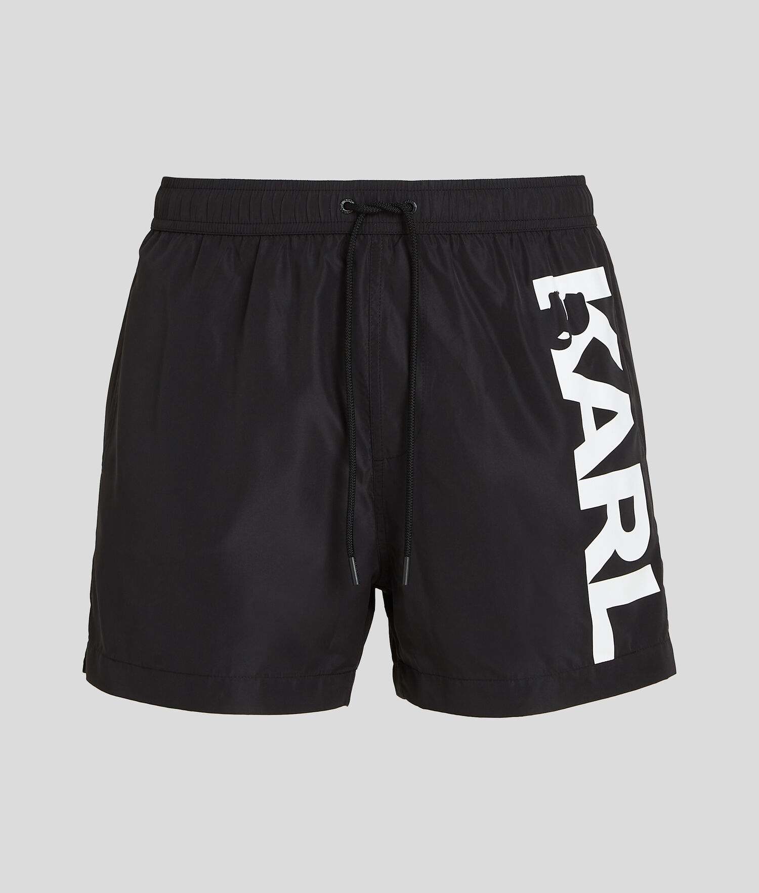 Black Men\'s Karl Lagerfeld Karl Logo Board Shorts Beachwear | AE597PJNF