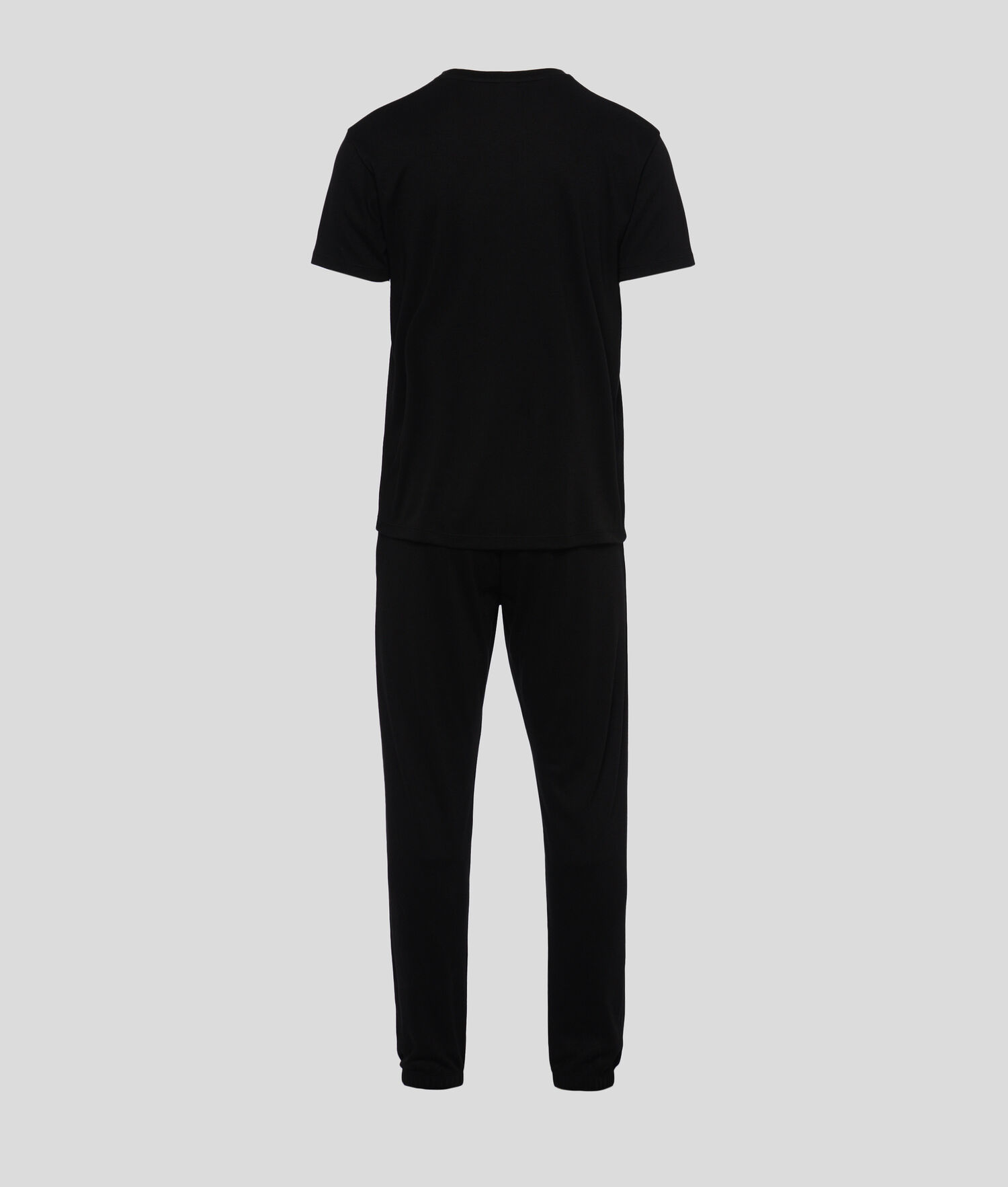 Black Men's Karl Lagerfeld Karl Logo Pajama Set Sleepwear | AE264GJHM