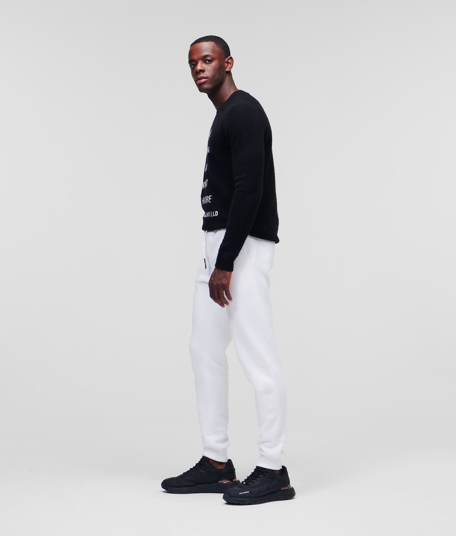 Black Men's Karl Lagerfeld Karl Sweatpants | AE674KYCM