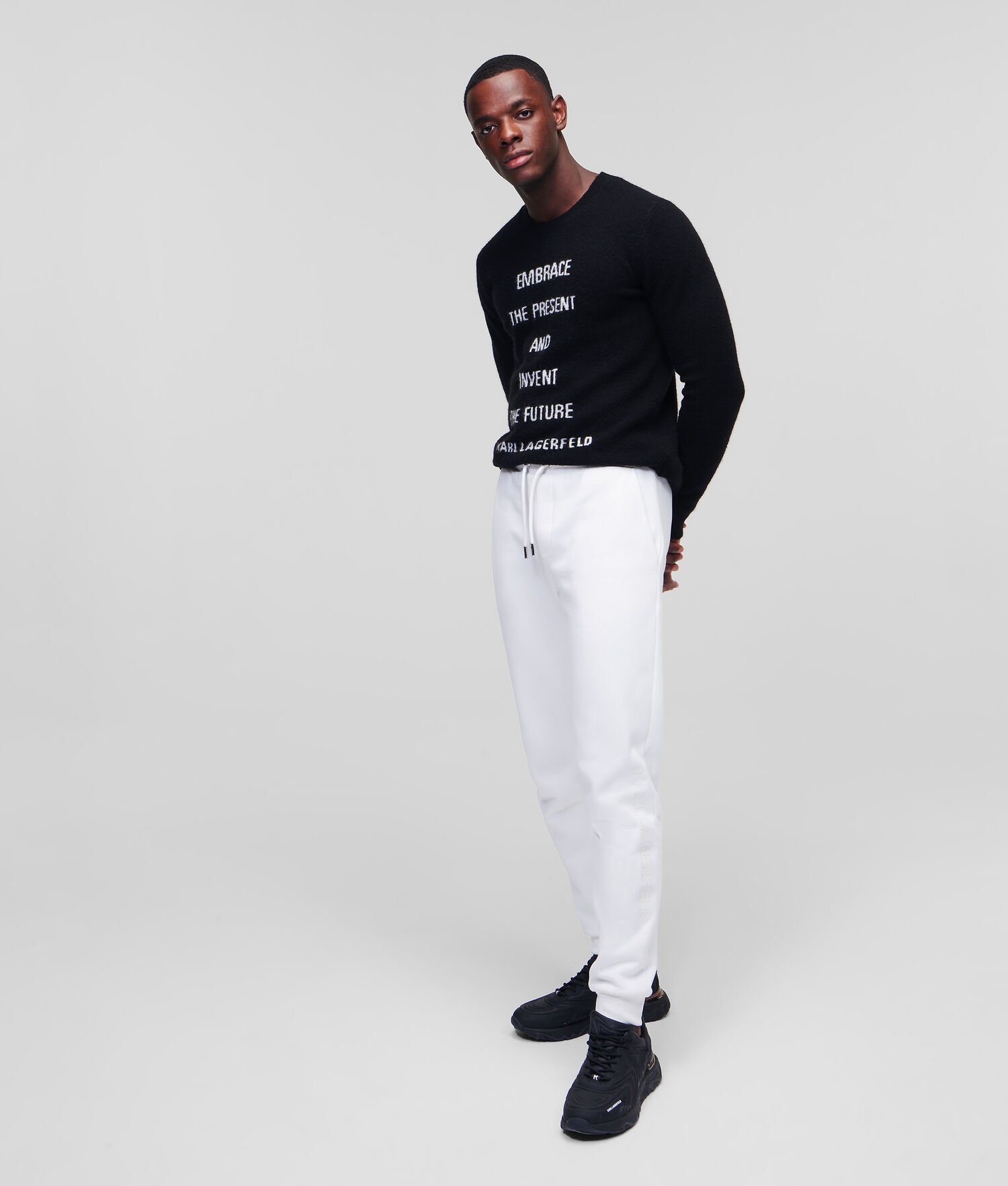 Black Men's Karl Lagerfeld Karl Sweatpants | AE674KYCM