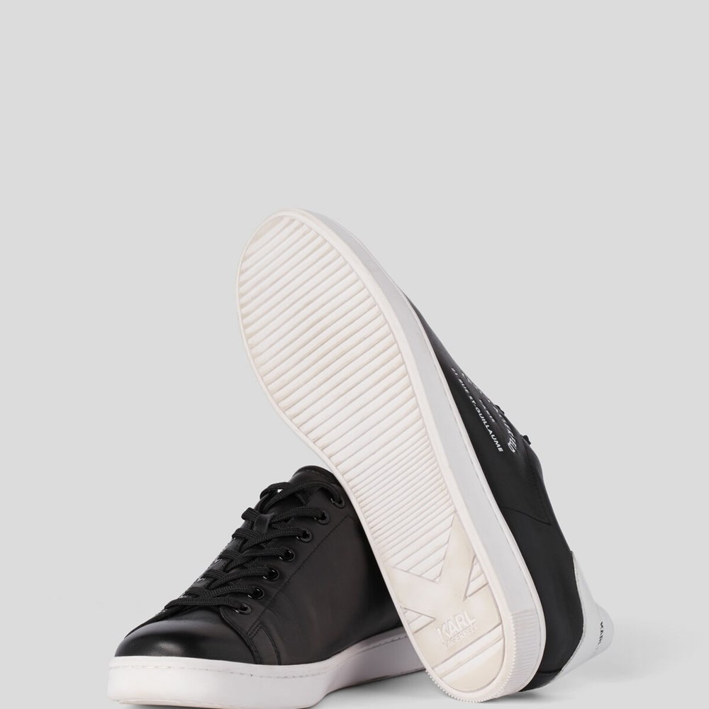 Black Men's Karl Lagerfeld Kourt Ii Maison Karl Sneakers | AE032NIOM