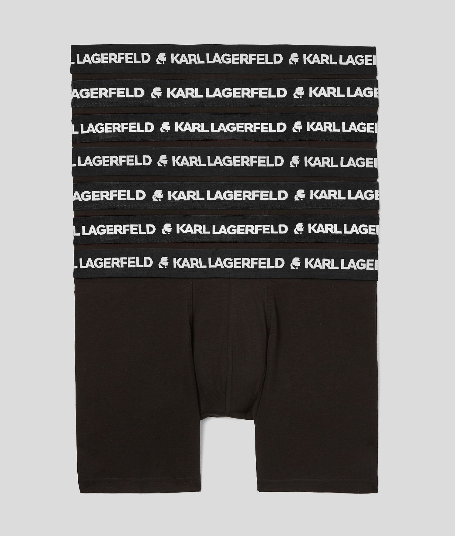 Black Men\'s Karl Lagerfeld Logo Boxers – 7 Pack Underwear | AE910NEVH