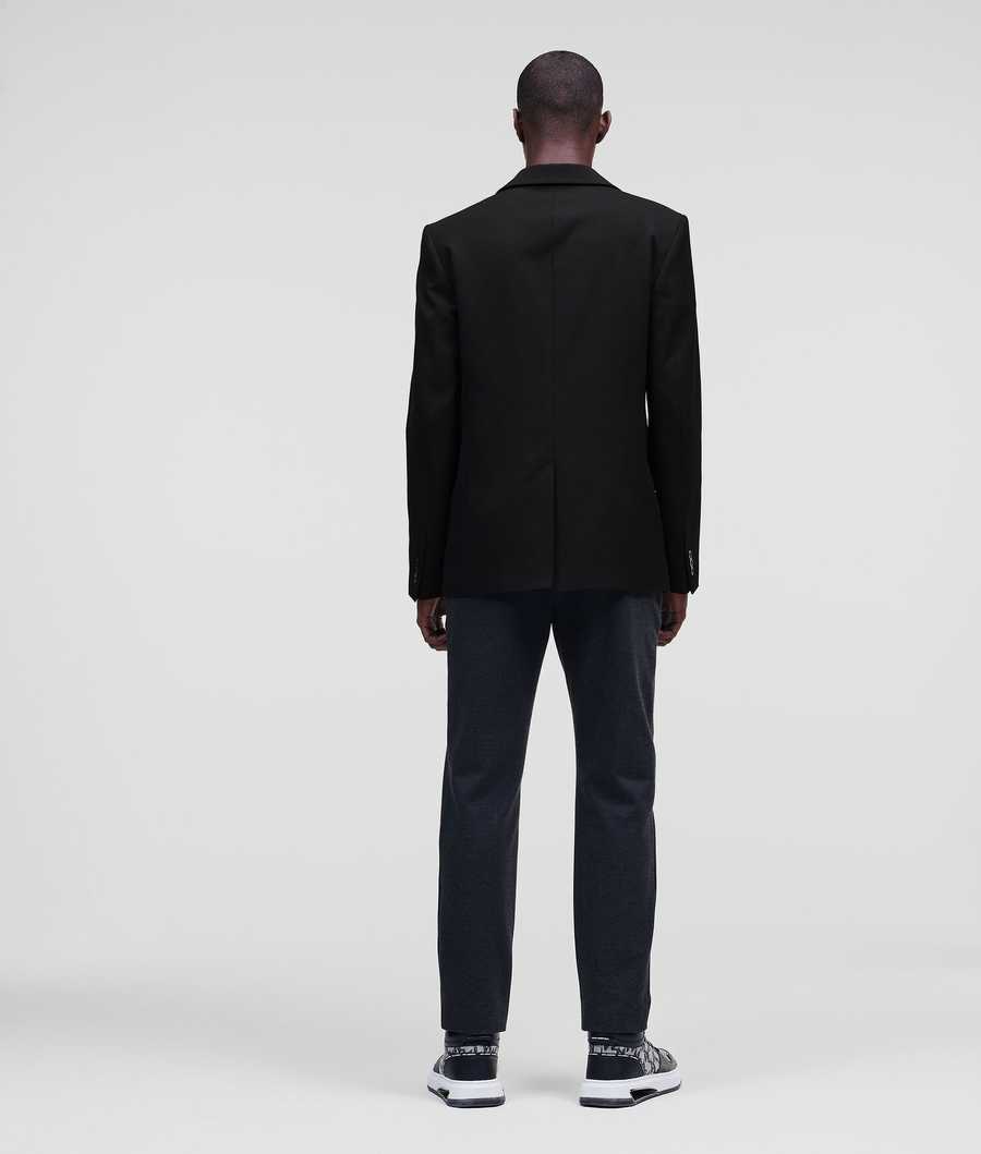 Black Men's Karl Lagerfeld Oversized Tailored Blazers | AE387NCWA