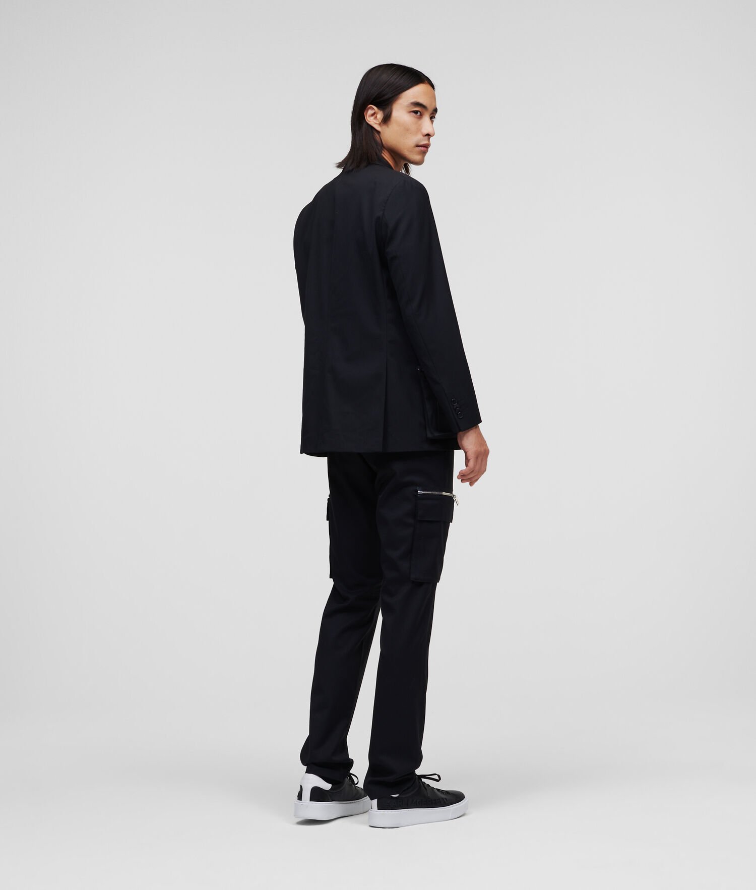 Black Men's Karl Lagerfeld Tailored Jackets | AE175SRZM