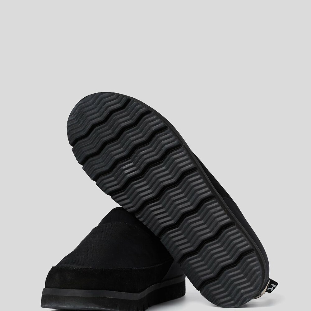 Black Men's Karl Lagerfeld Terra Domo Slip-on Shoes Sandals & Flats | AE643PGOJ