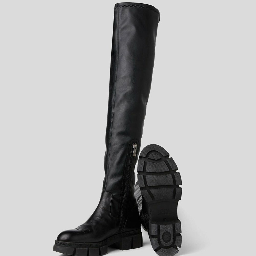 Black Women's Karl Lagerfeld Aria Knee Boots | AE961IJLU