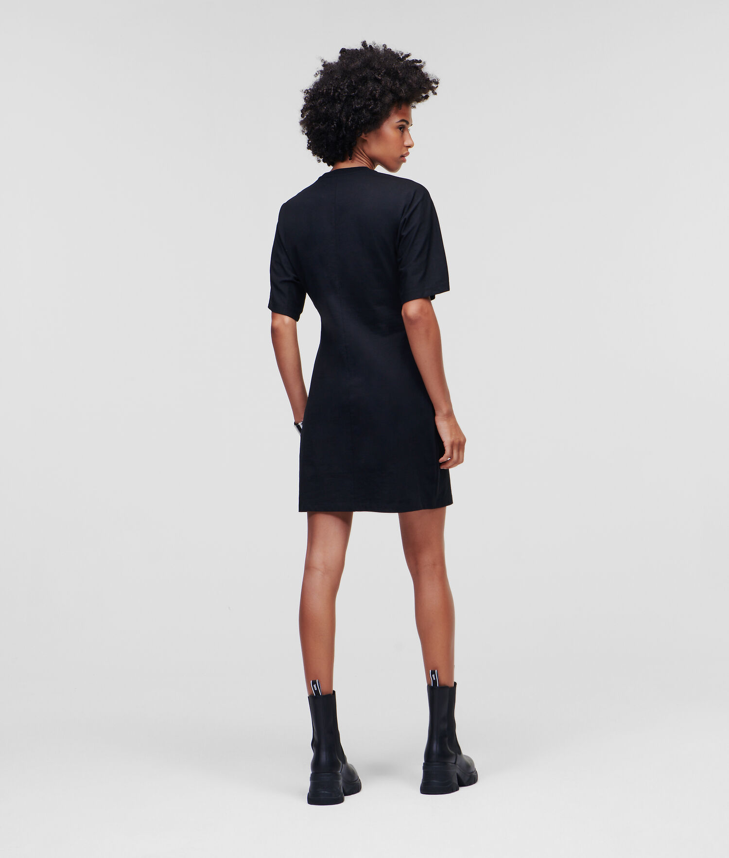 Black Women's Karl Lagerfeld Fitted Dresses | AE579NIYU