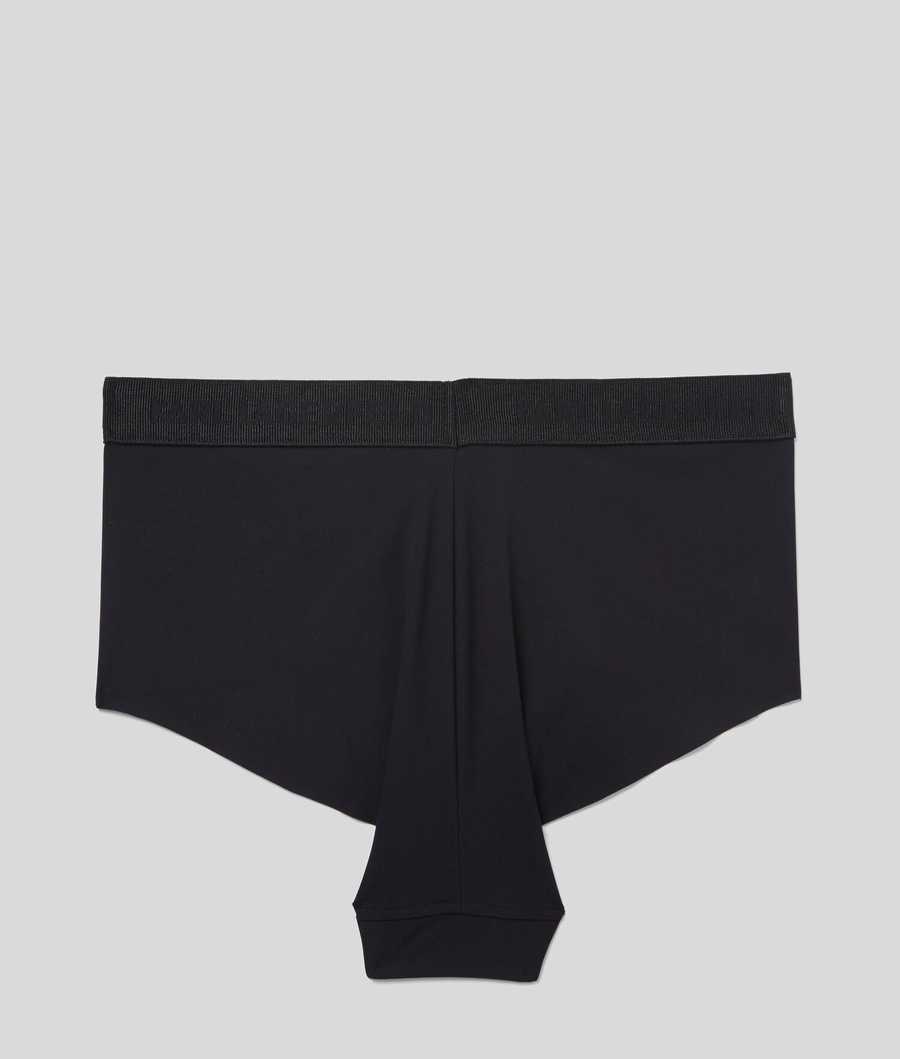 Black Women's Karl Lagerfeld High-rise Briefs Underwear | AE753ZCDV