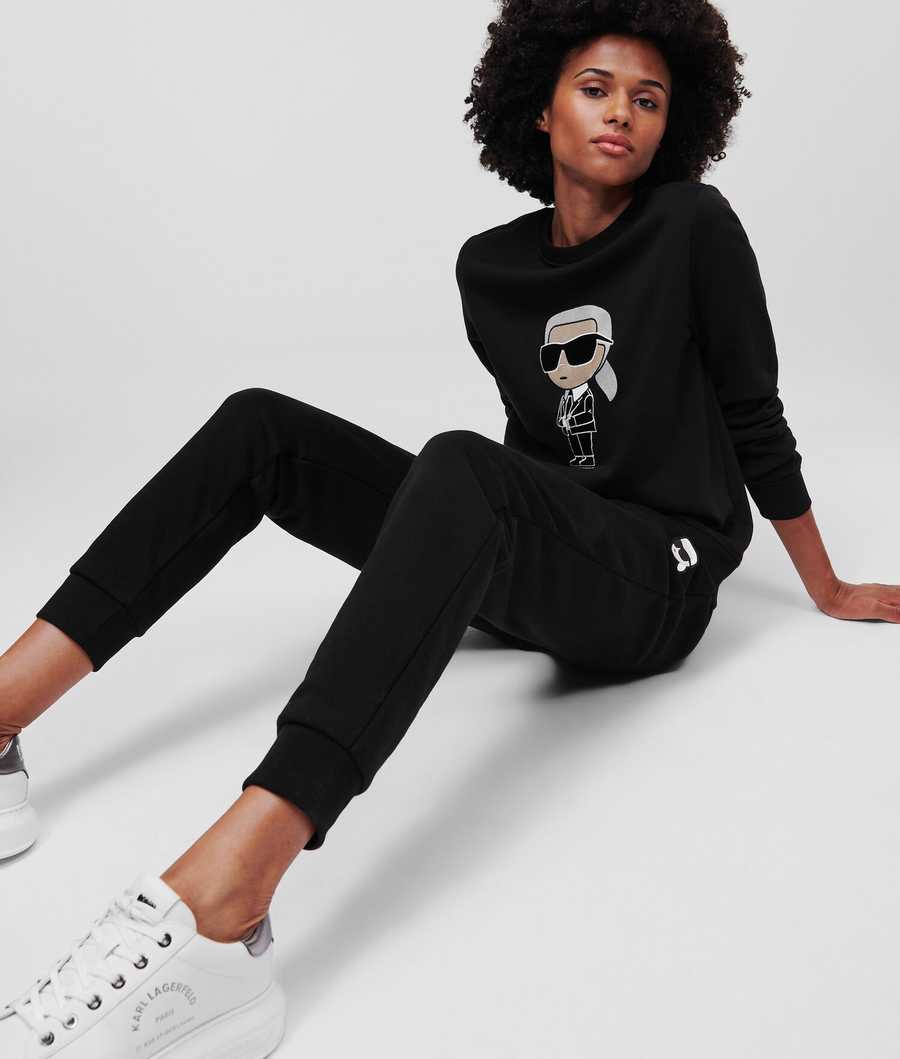 Black Women's Karl Lagerfeld Ikonik 2.0 Sweatshirts | AE431UJQA