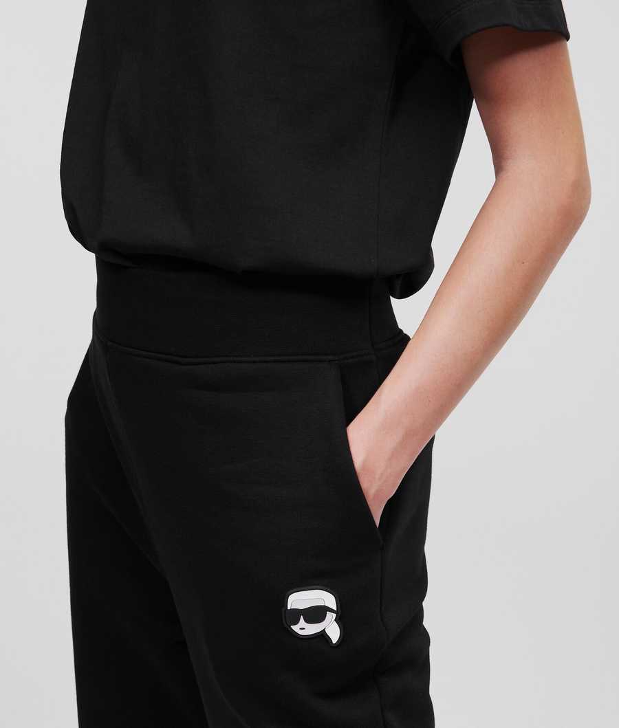 Black Women's Karl Lagerfeld Ikonik 2.0 Sweatpants | AE824HDGP