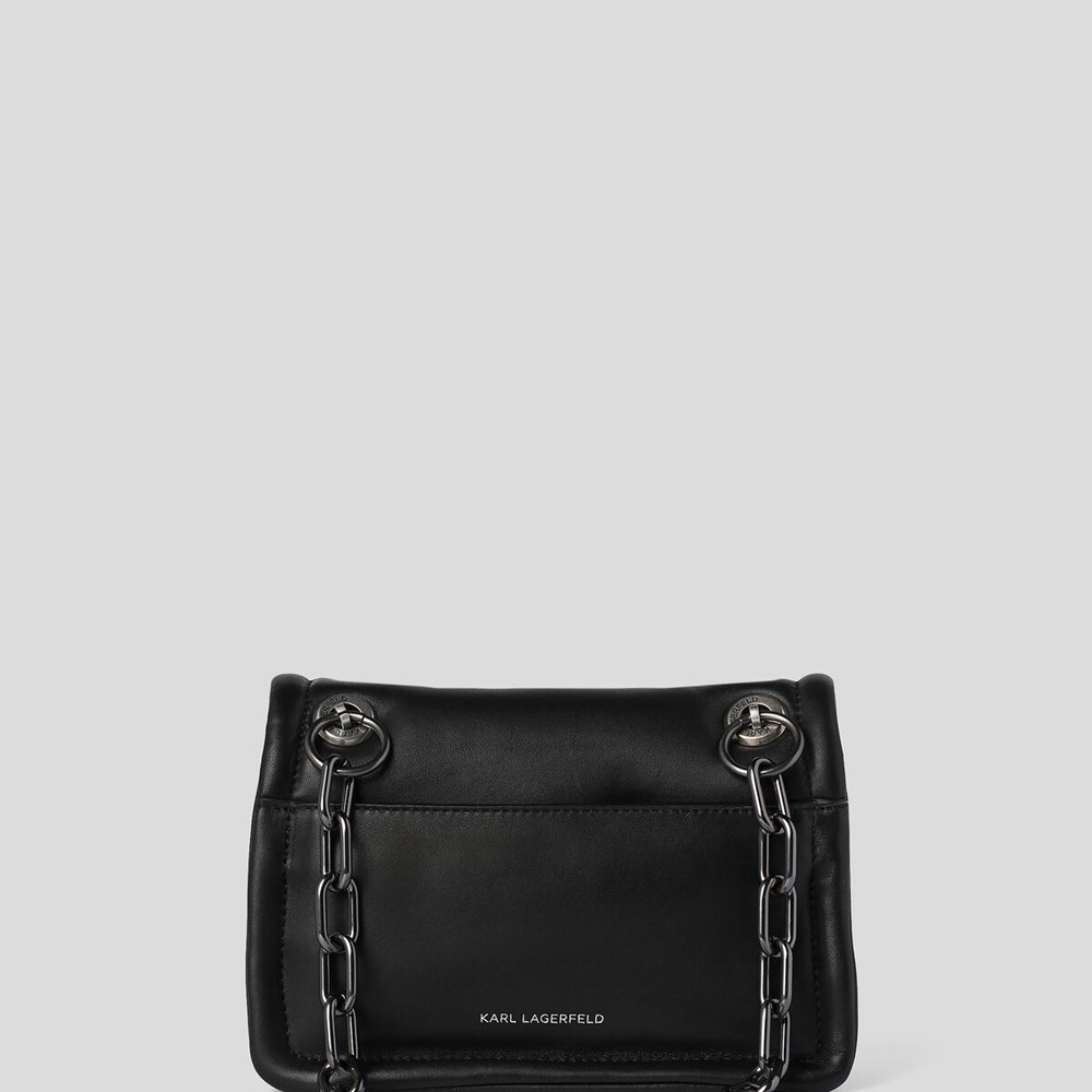 Black Women's Karl Lagerfeld K/Autograph Soft Crossbody Bags | AE692LABR