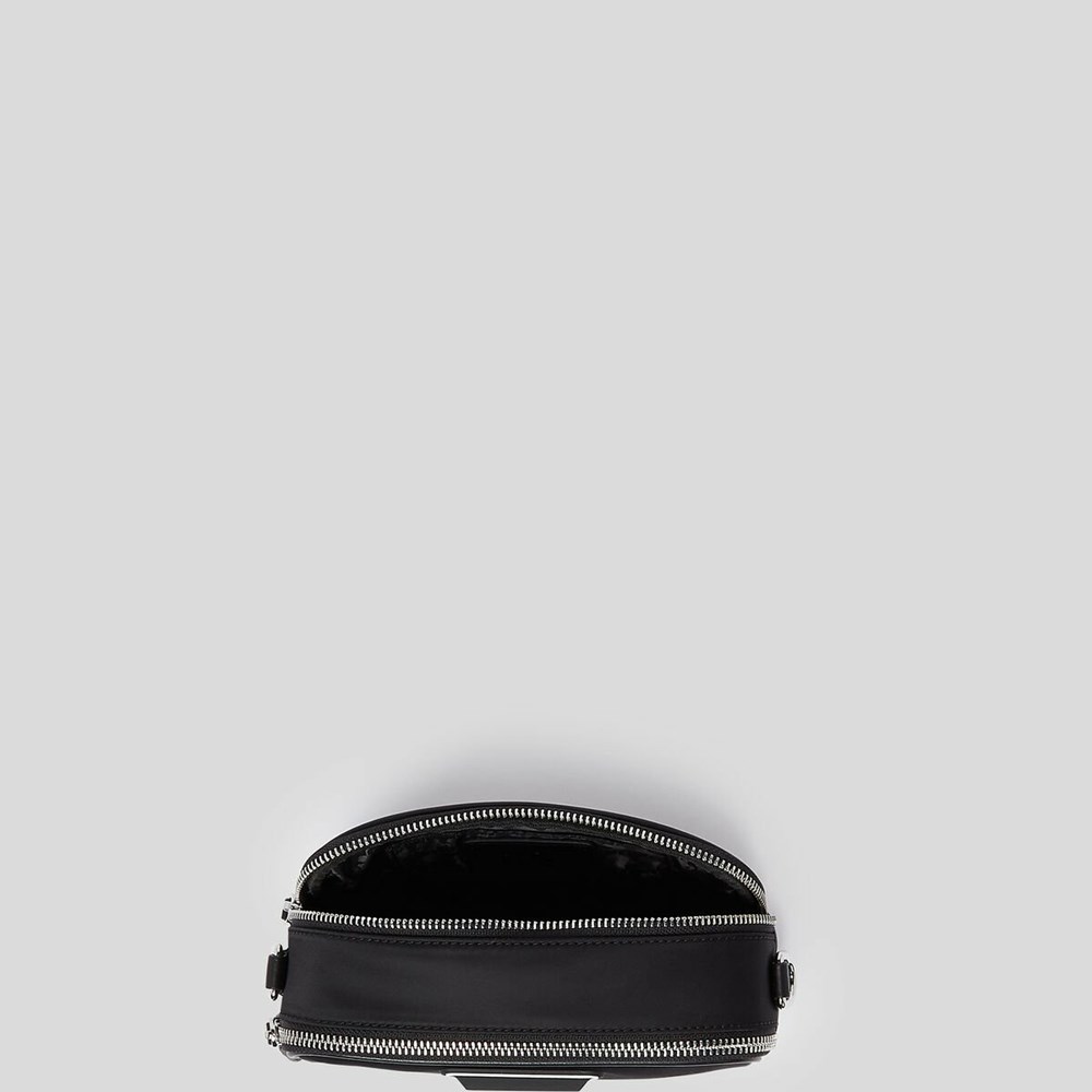 Black Women's Karl Lagerfeld K/Heroes Nylon Camera Bag | AE194WAIL