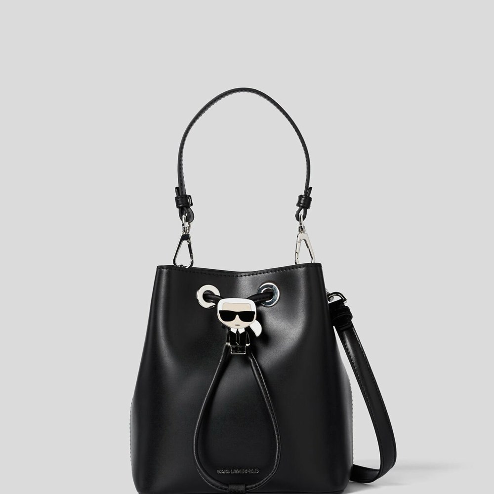 Black Women's Karl Lagerfeld K/Ikonik Bucket Bag | AE809RUTX