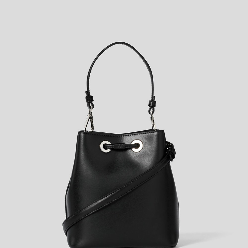 Black Women's Karl Lagerfeld K/Ikonik Bucket Bag | AE809RUTX