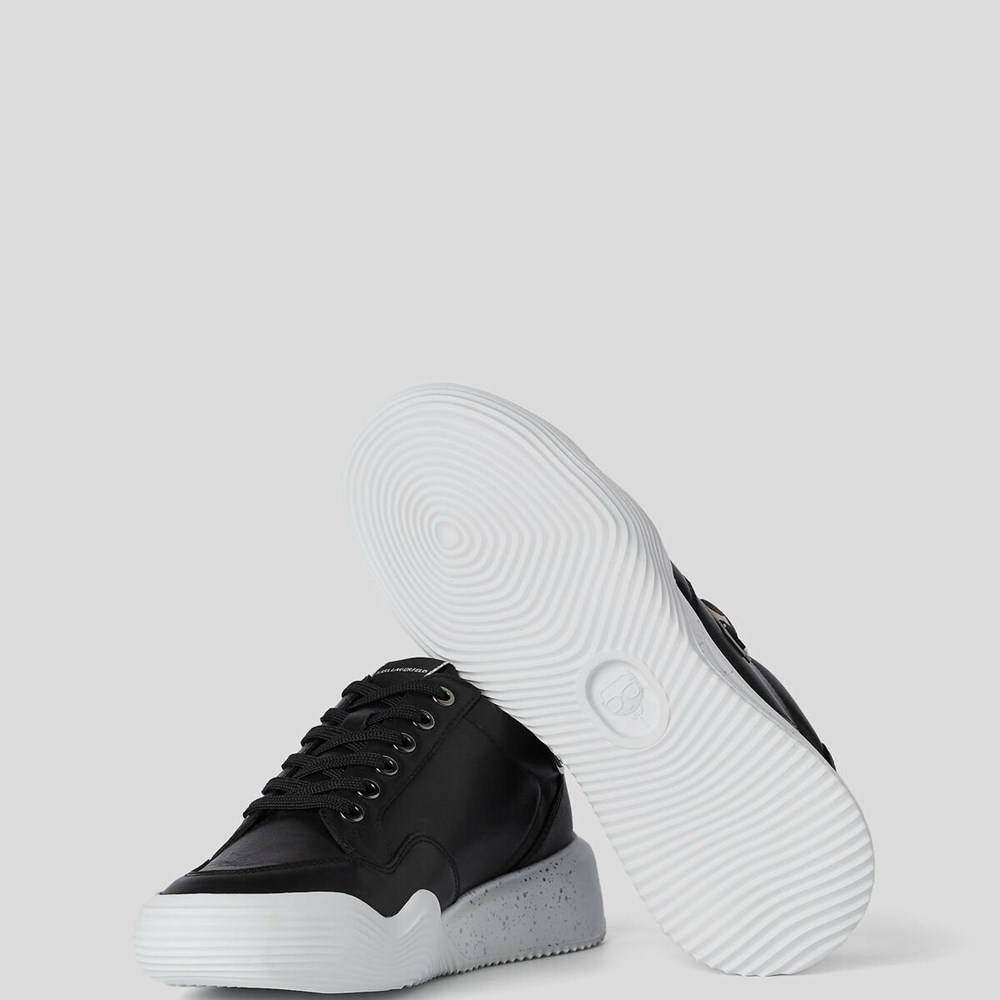 Black Women's Karl Lagerfeld K/Ikonik Kapri Run Sneakers | AE572DMLF