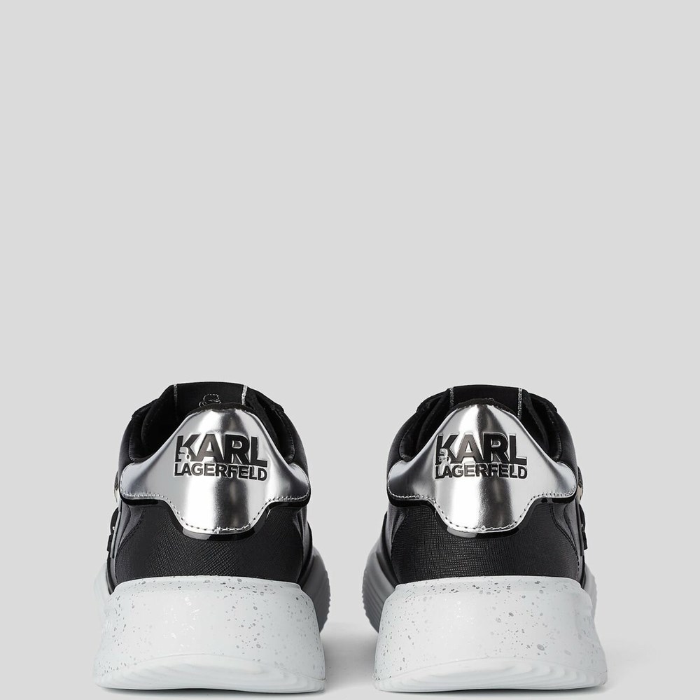 Black Women's Karl Lagerfeld K/Ikonik Kapri Run Sneakers | AE572DMLF