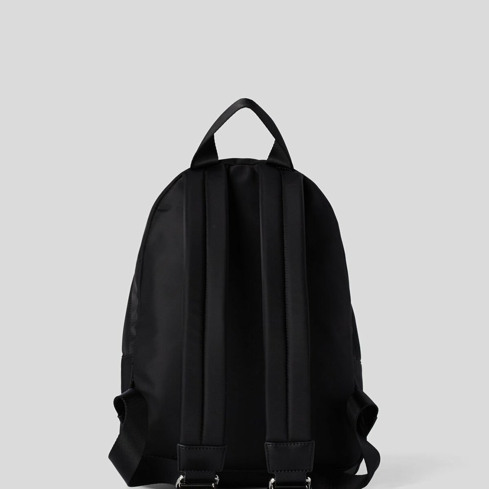 Black Women's Karl Lagerfeld K/Ikonik Nylon Backpacks | AE604WSZC