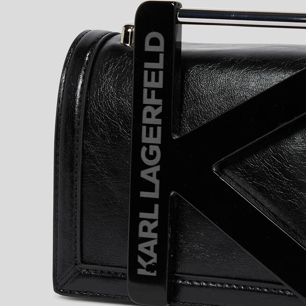 Black Women's Karl Lagerfeld K/Karl Handle Shoulder Bags | AE581ALPY