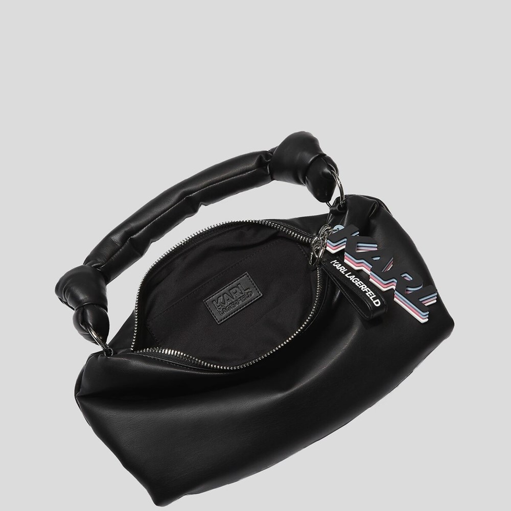 Black Women's Karl Lagerfeld K/Knotted Small Shoulder Bags | AE976QBDZ