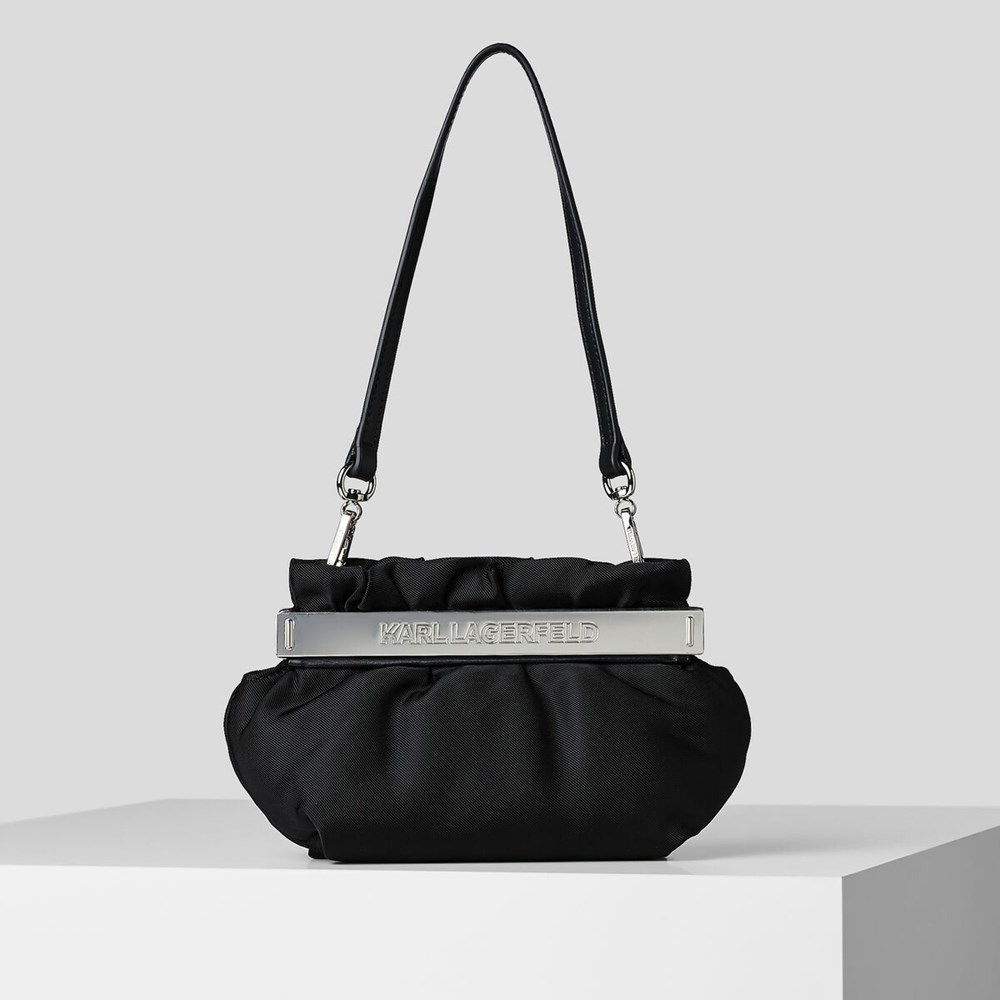 Black Women\'s Karl Lagerfeld K/Kross Baguette Bag | AE802GJZR