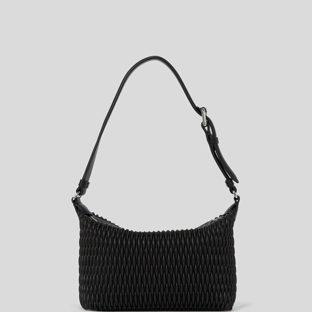 Black Women's Karl Lagerfeld K/Kushion Quilted Baguette Bag | AE864HAPG