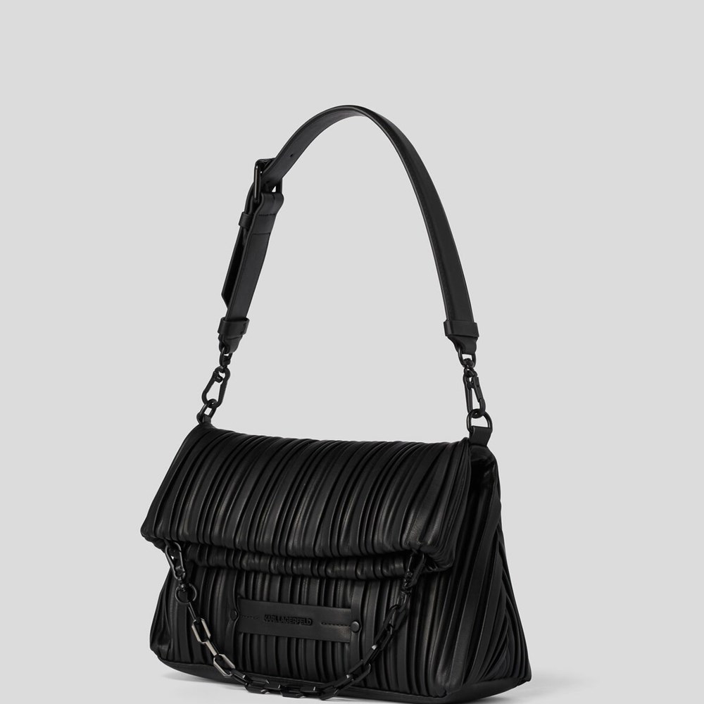 Black Women's Karl Lagerfeld K/Kushion Small Folded Tote Bags | AE923BYJR