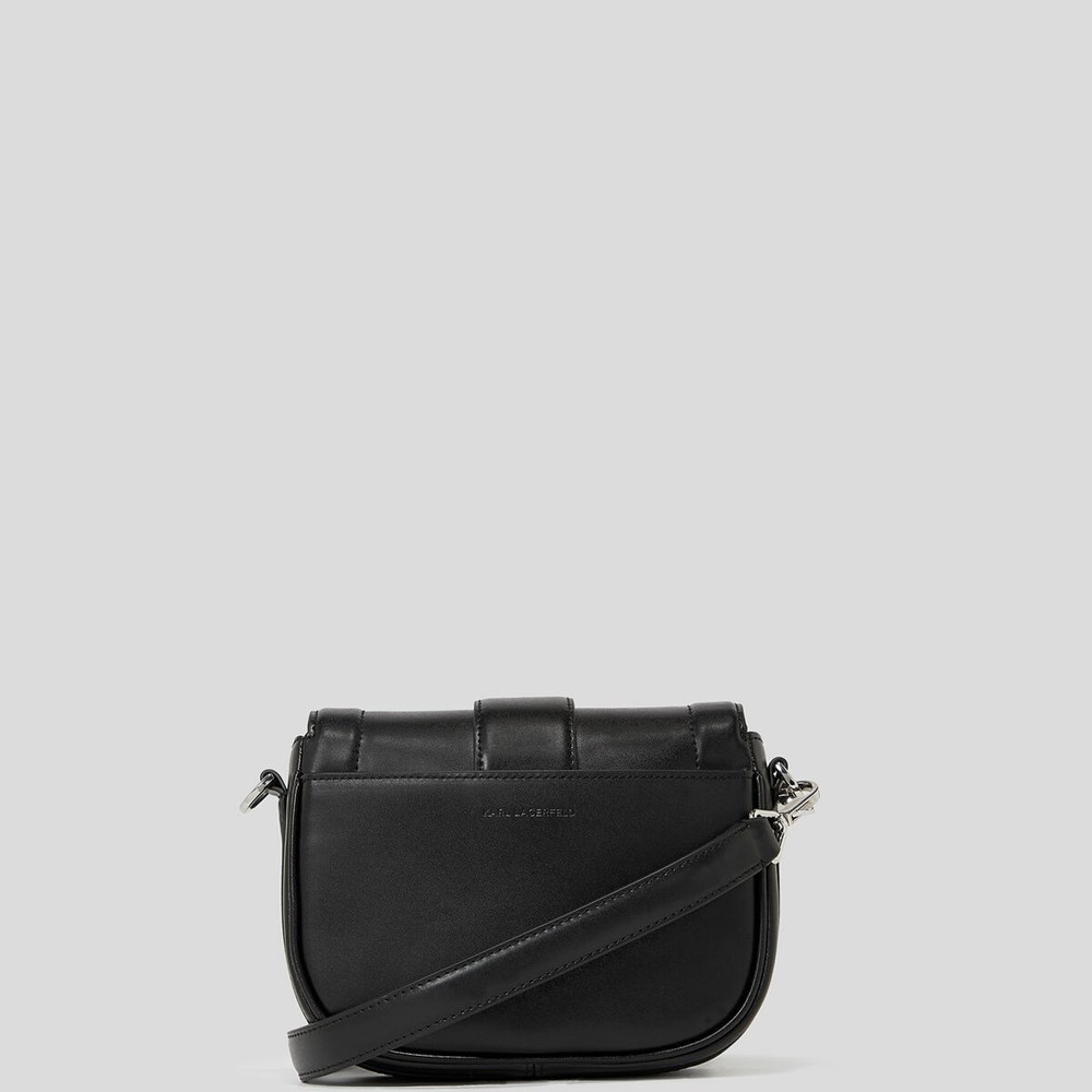 Black Women's Karl Lagerfeld K/Saddle Small Shoulder Bags | AE910VQHN