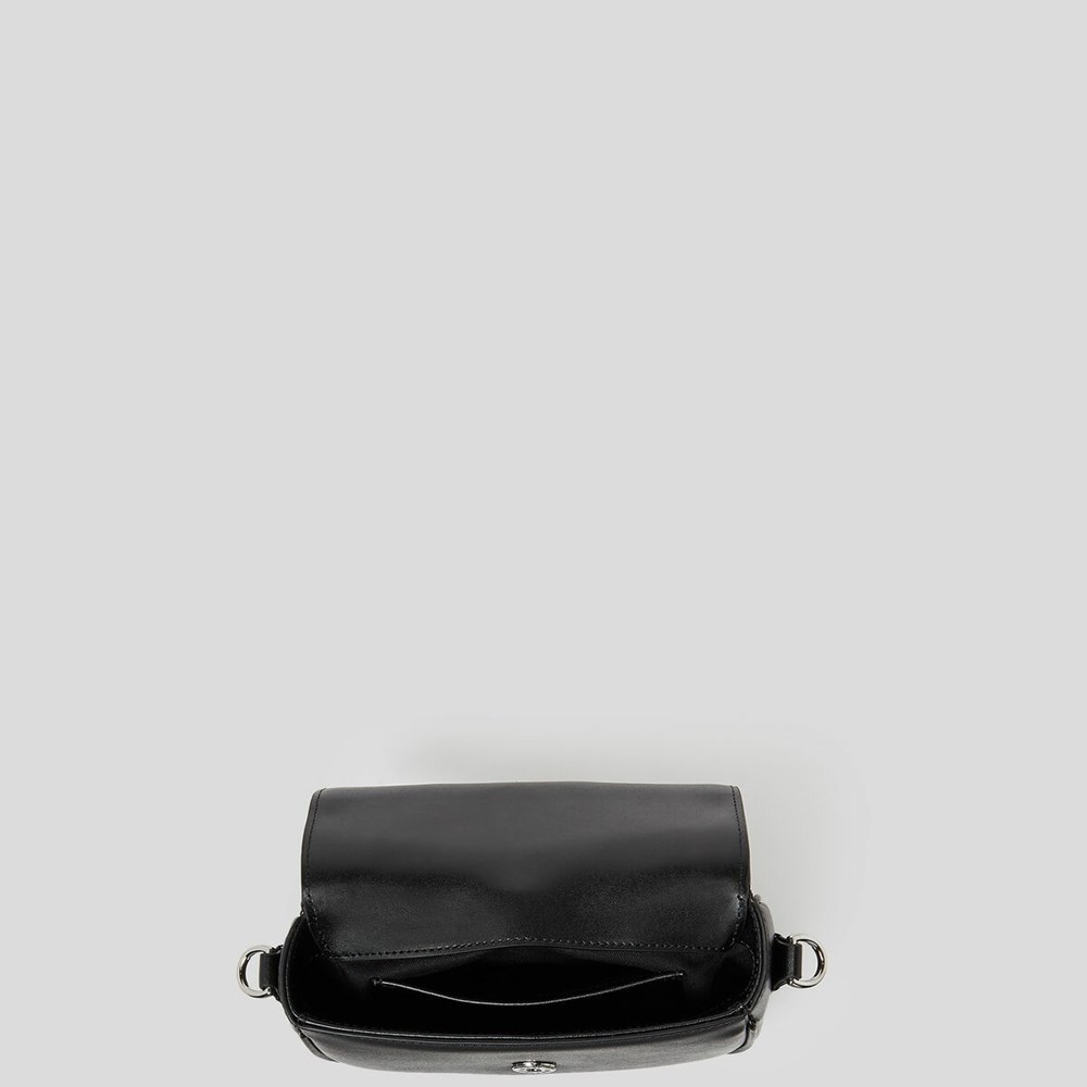 Black Women's Karl Lagerfeld K/Saddle Small Shoulder Bags | AE910VQHN